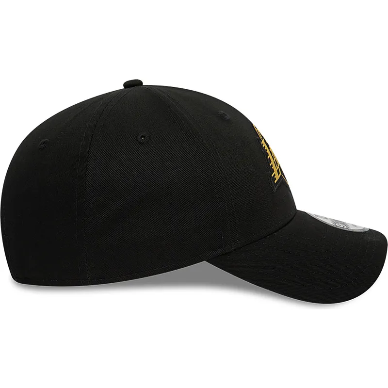 mutsid-kumer-must-reguleeritav-9forty-metallic-badge-los-angeles-lakers-nba-new-era