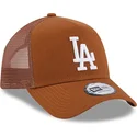 mutsid-kumer-pruun-snapback-a-frame-league-essential-los-angeles-dodgers-mlb-new-era
