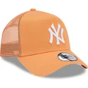 mutsid-kumer-oranz-snapback-a-frame-league-essential-new-york-yankees-mlb-new-era