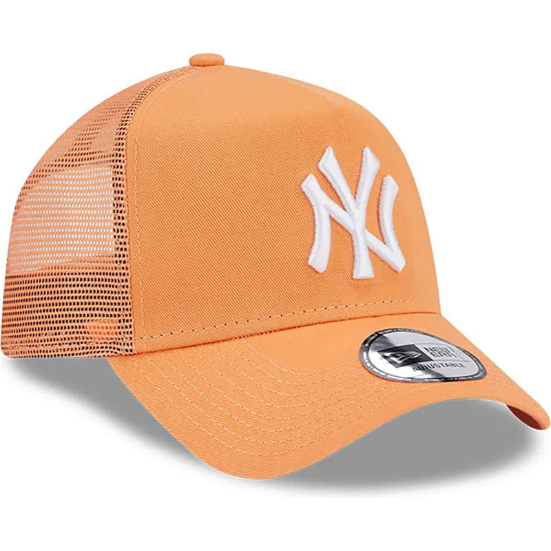 mutsid-kumer-oranz-snapback-a-frame-league-essential-new-york-yankees-mlb-new-era
