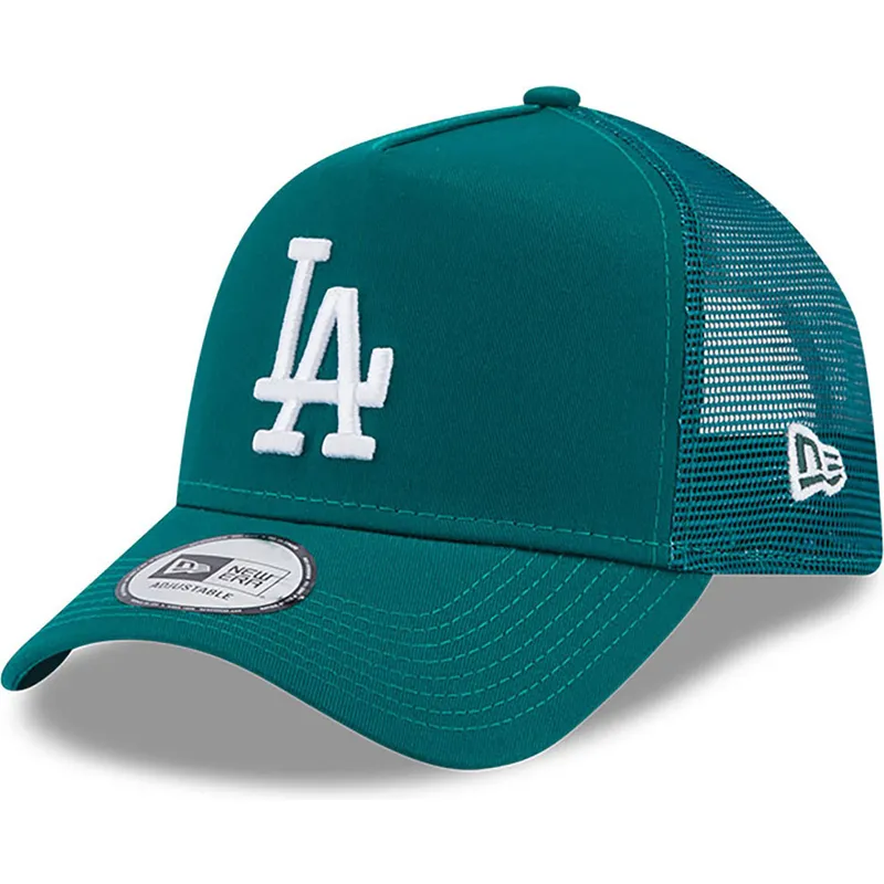 mutsid-kumer-roheline-snapback-a-frame-league-essential-los-angeles-dodgers-mlb-new-era