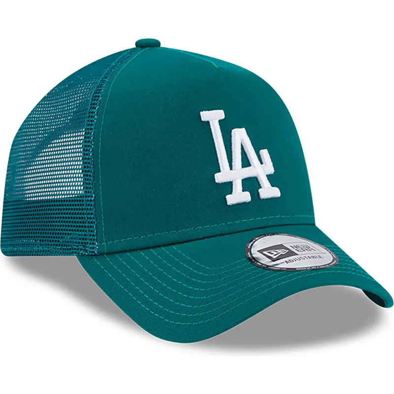 mutsid-kumer-roheline-snapback-a-frame-league-essential-los-angeles-dodgers-mlb-new-era