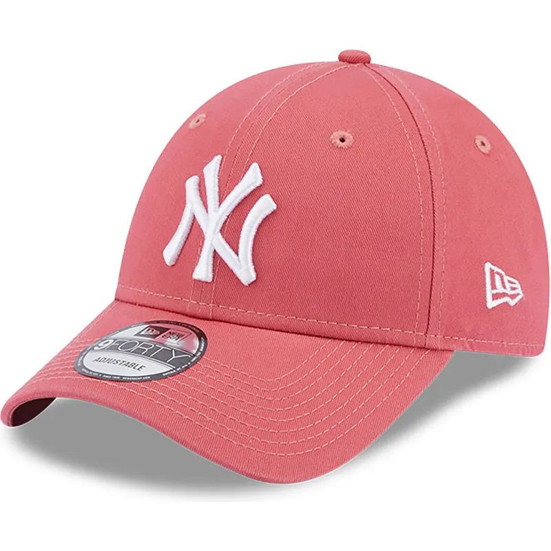 mutsid-kumer-roosa-reguleeritav-9forty-league-essential-new-york-yankees-mlb-new-era
