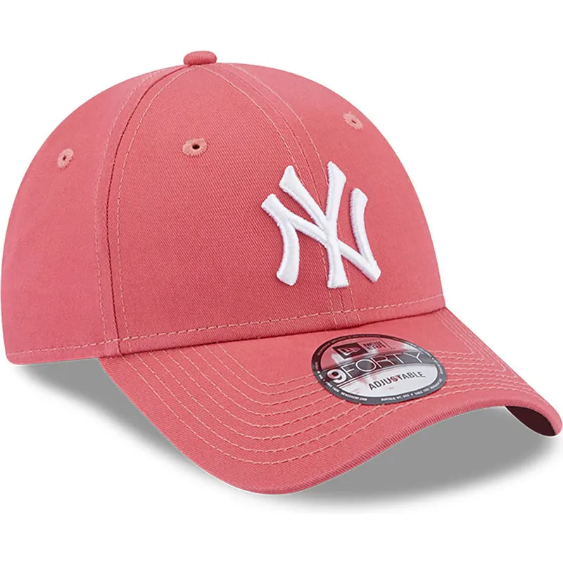 mutsid-kumer-roosa-reguleeritav-9forty-league-essential-new-york-yankees-mlb-new-era