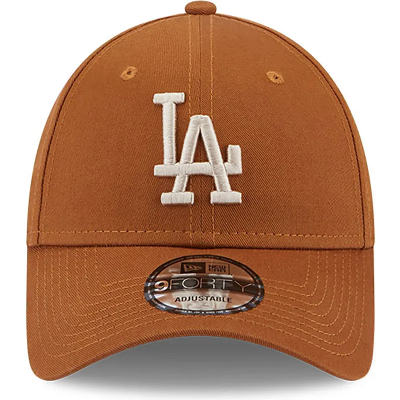 mutsid-kumer-pruun-reguleeritav-9forty-league-essential-los-angeles-dodgers-mlb-new-era