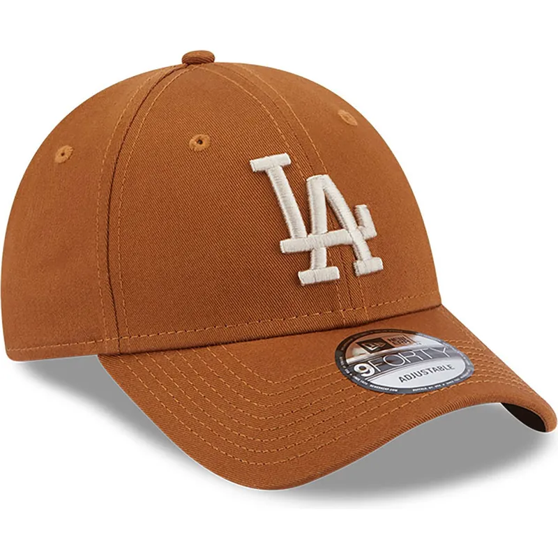 mutsid-kumer-pruun-reguleeritav-9forty-league-essential-los-angeles-dodgers-mlb-new-era