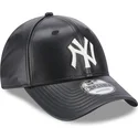 mutsid-kumer-must-reguleeritav-9forty-leather-new-york-yankees-mlb-new-era
