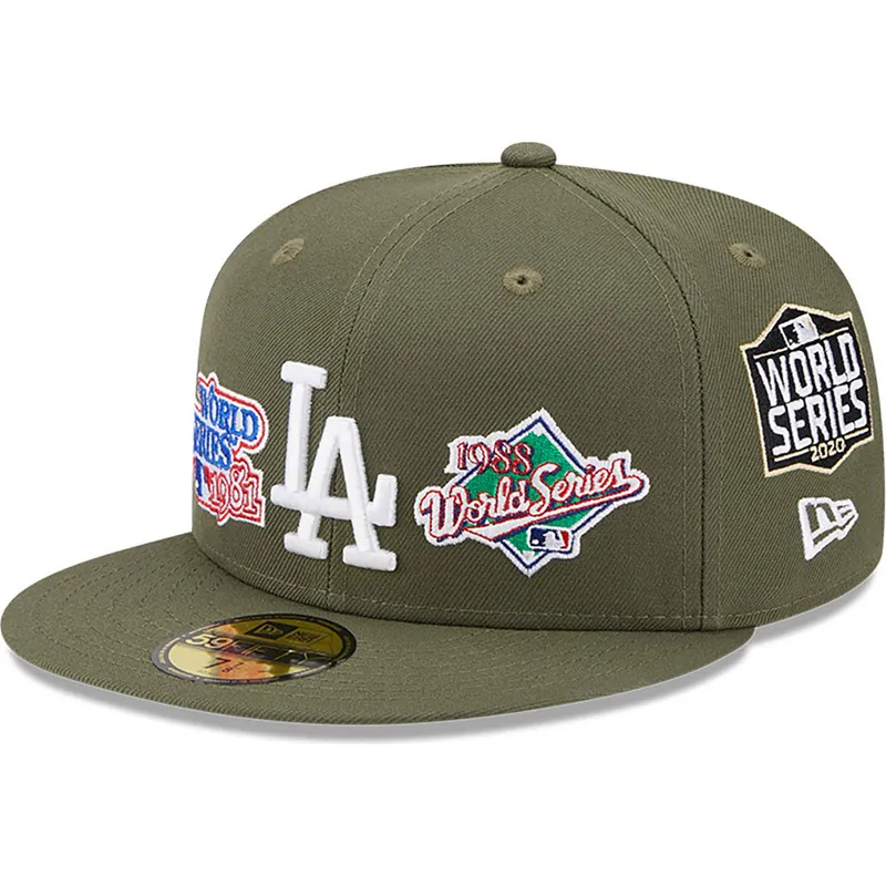 mutsid-lame-roheline-liibuv-59fifty-world-series-los-angeles-dodgers-mlb-new-era