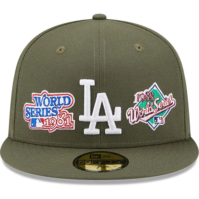 mutsid-lame-roheline-liibuv-59fifty-world-series-los-angeles-dodgers-mlb-new-era