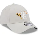 cap-kumer-beige-adjustable-strap-9forty-koi-fish-los-angeles-dodgers-mlb-new-era