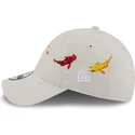 cap-kumer-beige-adjustable-strap-9forty-koi-fish-los-angeles-dodgers-mlb-new-era