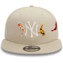 new-era-flat-brim-9fifty-koi-fish-new-york-yankees-mlb-beige-snapback-cap