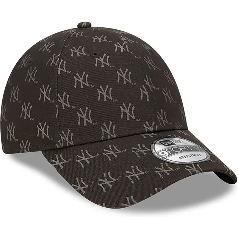 mutsid-kumer-must-reguleeritav-9forty-monogram-new-york-yankees-mlb-new-era