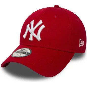 Cap kumer red adjustable strap lastele 9FORTY Essential New York Yankees MLB New Era