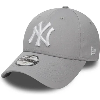 Cap kumer gray adjustable strap lastele 9FORTY Essential New York Yankees MLB New Era