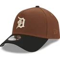 mutsid-kumer-pruun-snapback-9forty-a-frame-harvest-detroit-tigers-mlb-new-era