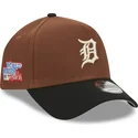 mutsid-kumer-pruun-snapback-9forty-a-frame-harvest-detroit-tigers-mlb-new-era
