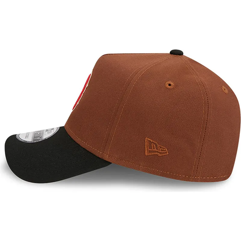 mutsid-kumer-pruun-snapback-9forty-a-frame-harvest-boston-red-sox-mlb-new-era