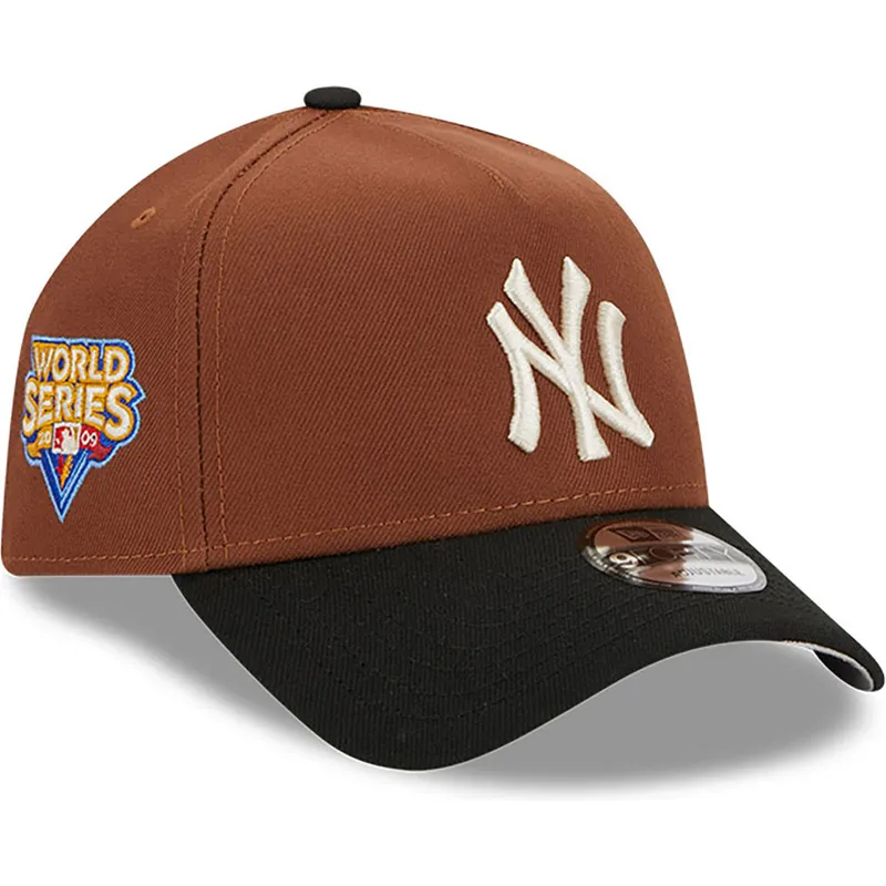 mutsid-kumer-pruun-snapback-9forty-a-frame-harvest-new-york-yankees-mlb-new-era