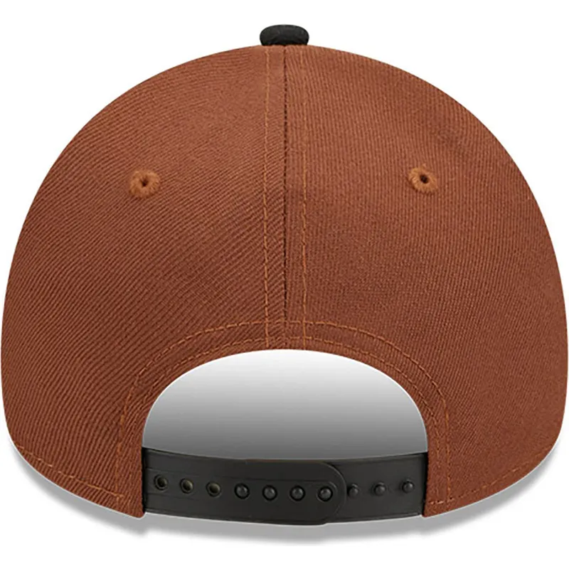mutsid-kumer-pruun-snapback-9forty-a-frame-harvest-new-york-yankees-mlb-new-era
