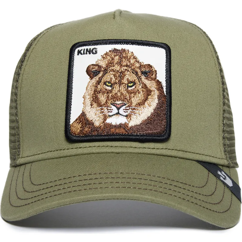 mutsid-kumer-roheline-snapback-the-king-lion-the-farm-goorin-bros