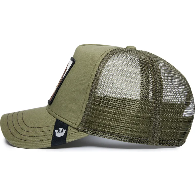 mutsid-kumer-roheline-snapback-the-king-lion-the-farm-goorin-bros