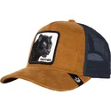 mutsid-kumer-pruun-snapback-panther-panthuroy-corduroy-the-farm-goorin-bros
