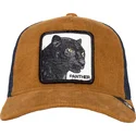 mutsid-kumer-pruun-snapback-panther-panthuroy-corduroy-the-farm-goorin-bros