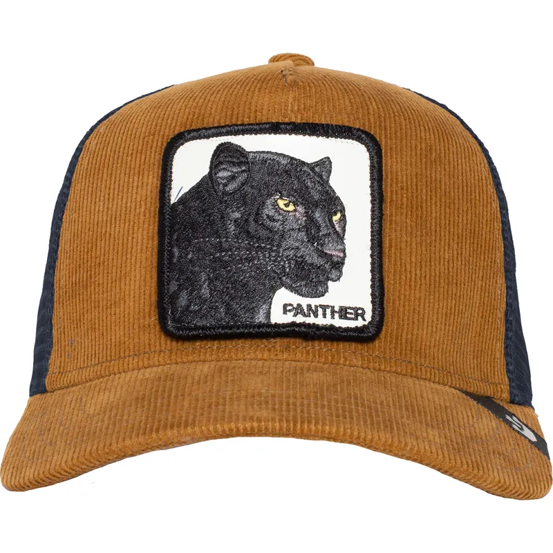 mutsid-kumer-pruun-snapback-panther-panthuroy-corduroy-the-farm-goorin-bros