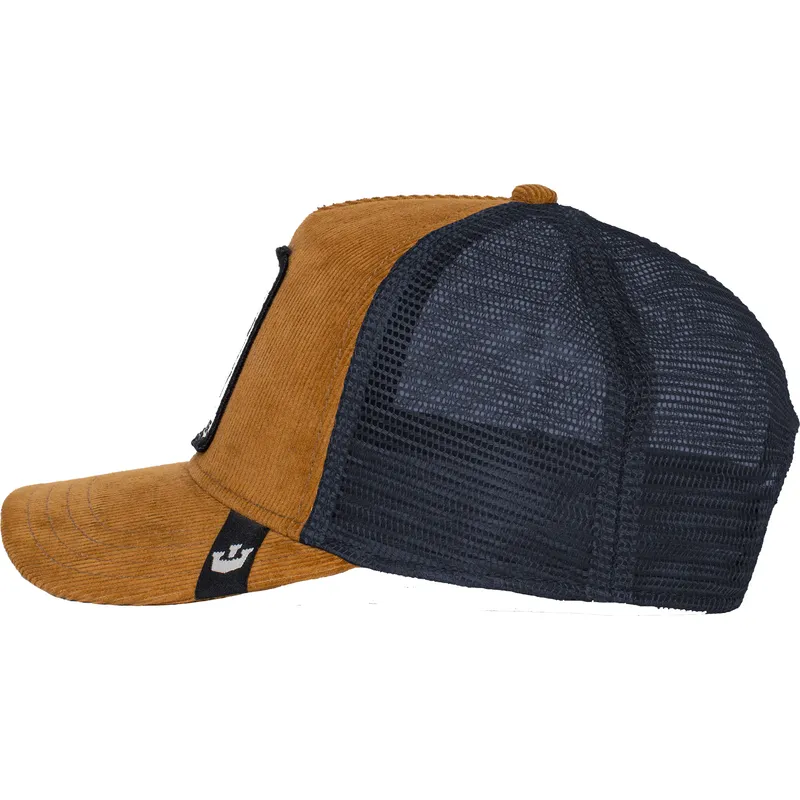 mutsid-kumer-pruun-snapback-panther-panthuroy-corduroy-the-farm-goorin-bros