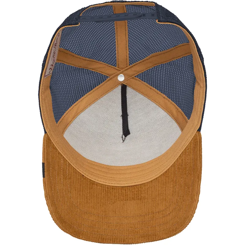 mutsid-kumer-pruun-snapback-panther-panthuroy-corduroy-the-farm-goorin-bros