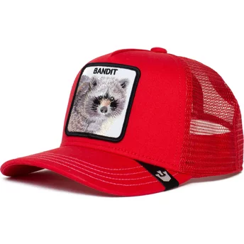 Goorin Bros. Youth Raccoon Sticky Bandit The Farm Red Trucker Hat