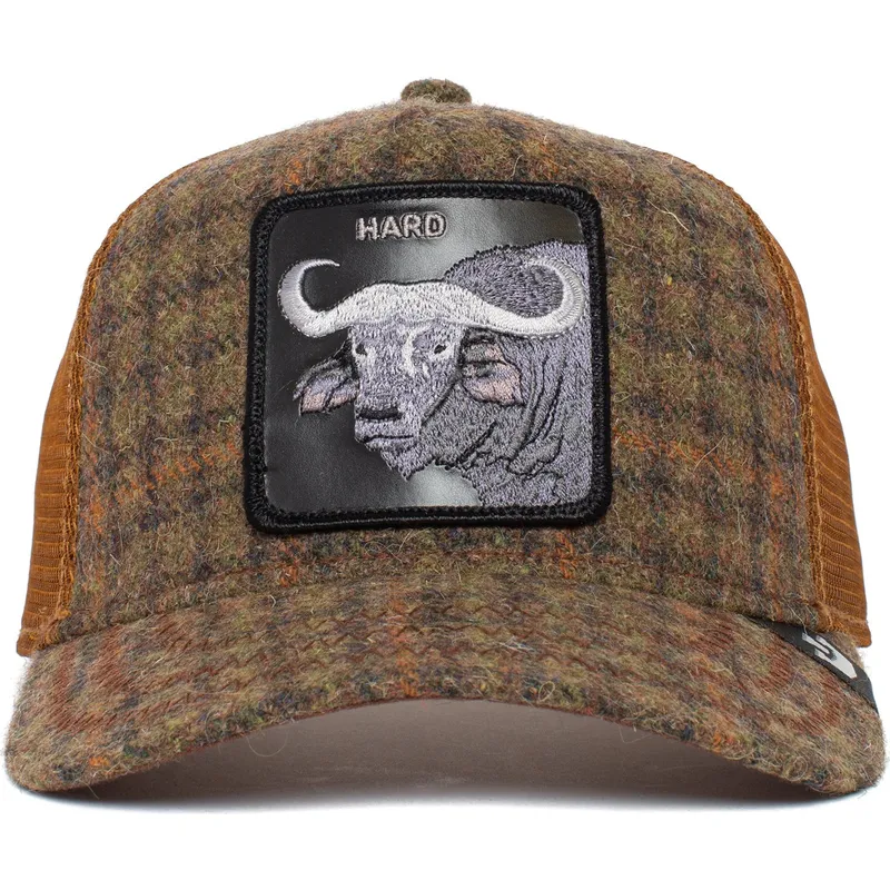 mutsid-kumer-pruun-snapback-hard-hardwood-the-farm-goorin-bros
