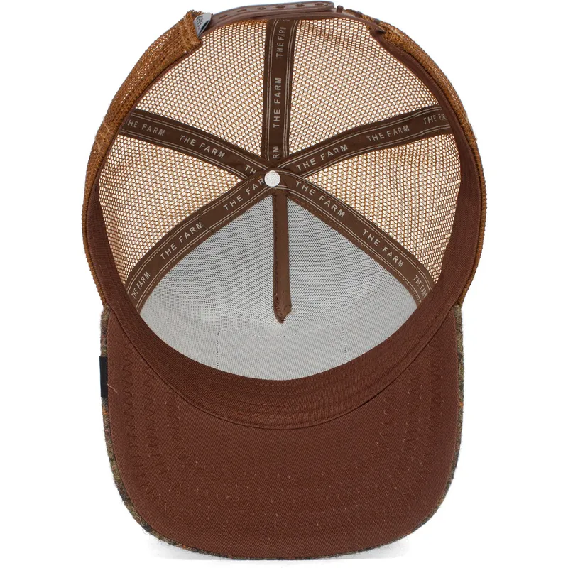 mutsid-kumer-pruun-snapback-hard-hardwood-the-farm-goorin-bros