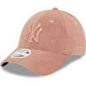 mutsid-kumer-roosa-reguleeritav-9forty-velour-new-york-yankees-mlb-new-era