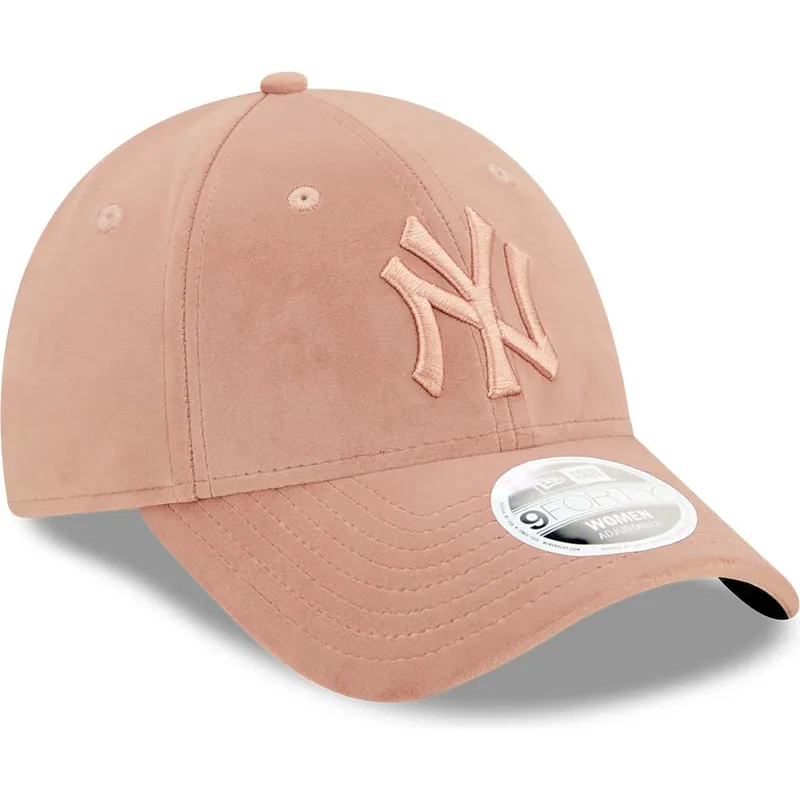 mutsid-kumer-roosa-reguleeritav-9forty-velour-new-york-yankees-mlb-new-era