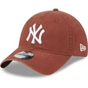 cap-kumer-brown-adjustable-strap-9twenty-league-essential-new-york-yankees-mlb-new-era