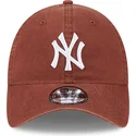 cap-kumer-brown-adjustable-strap-9twenty-league-essential-new-york-yankees-mlb-new-era