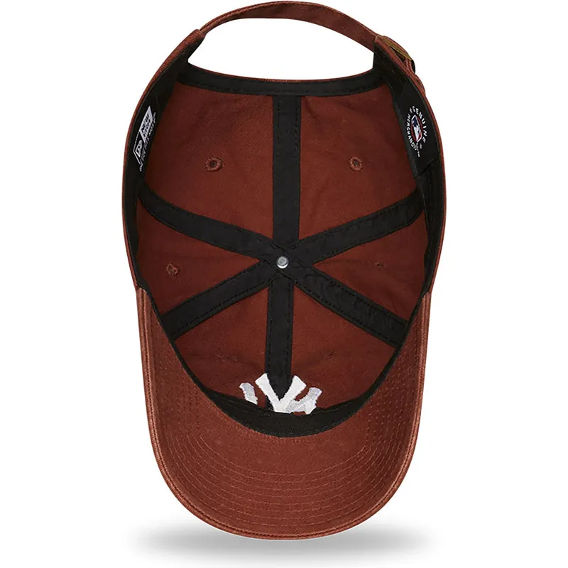 cap-kumer-brown-adjustable-strap-9twenty-league-essential-new-york-yankees-mlb-new-era