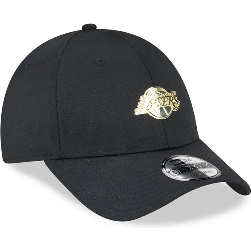 mutsid-kumer-must-reguleeritav-9forty-pin-los-angeles-lakers-nba-new-era