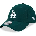 mutsid-kumer-roheline-reguleeritav-9forty-essential-melton-wool-los-angeles-dodgers-mlb-new-era