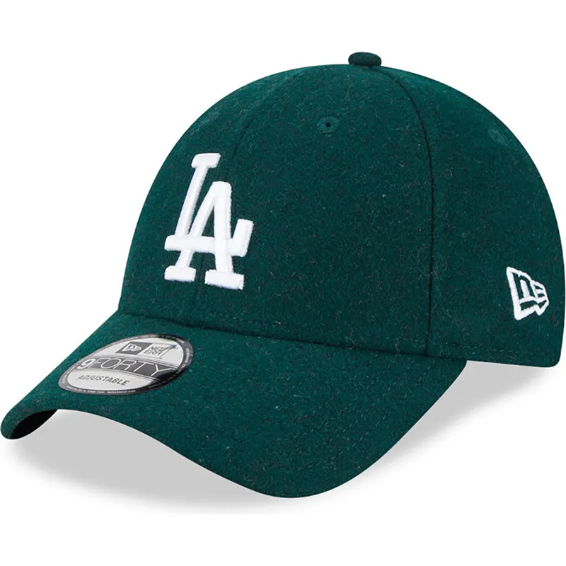 mutsid-kumer-roheline-reguleeritav-9forty-essential-melton-wool-los-angeles-dodgers-mlb-new-era