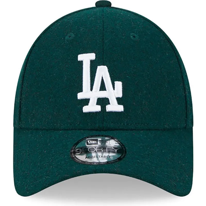 mutsid-kumer-roheline-reguleeritav-9forty-essential-melton-wool-los-angeles-dodgers-mlb-new-era