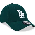 mutsid-kumer-roheline-reguleeritav-9forty-essential-melton-wool-los-angeles-dodgers-mlb-new-era
