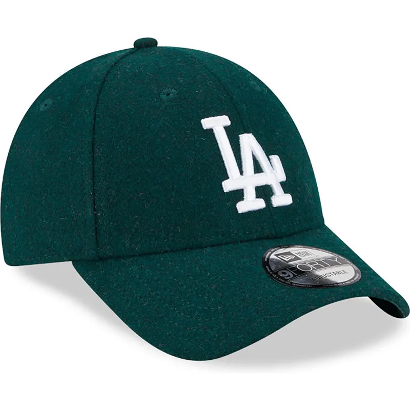 mutsid-kumer-roheline-reguleeritav-9forty-essential-melton-wool-los-angeles-dodgers-mlb-new-era