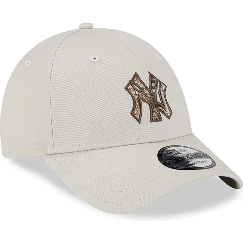 mutsid-kumer-beez-reguleeritav-9forty-check-infill-new-york-yankees-mlb-new-era