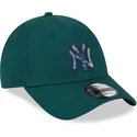 mutsid-kumer-roheline-reguleeritav-9forty-check-infill-new-york-yankees-mlb-new-era
