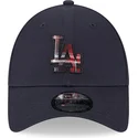 mutsid-kumer-meresinine-reguleeritav-9forty-check-infill-los-angeles-dodgers-mlb-new-era