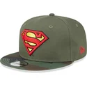 mutsid-lame-roheline-snapback-lastele-9fifty-superman-dc-comics-new-era