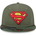 mutsid-lame-roheline-snapback-lastele-9fifty-superman-dc-comics-new-era